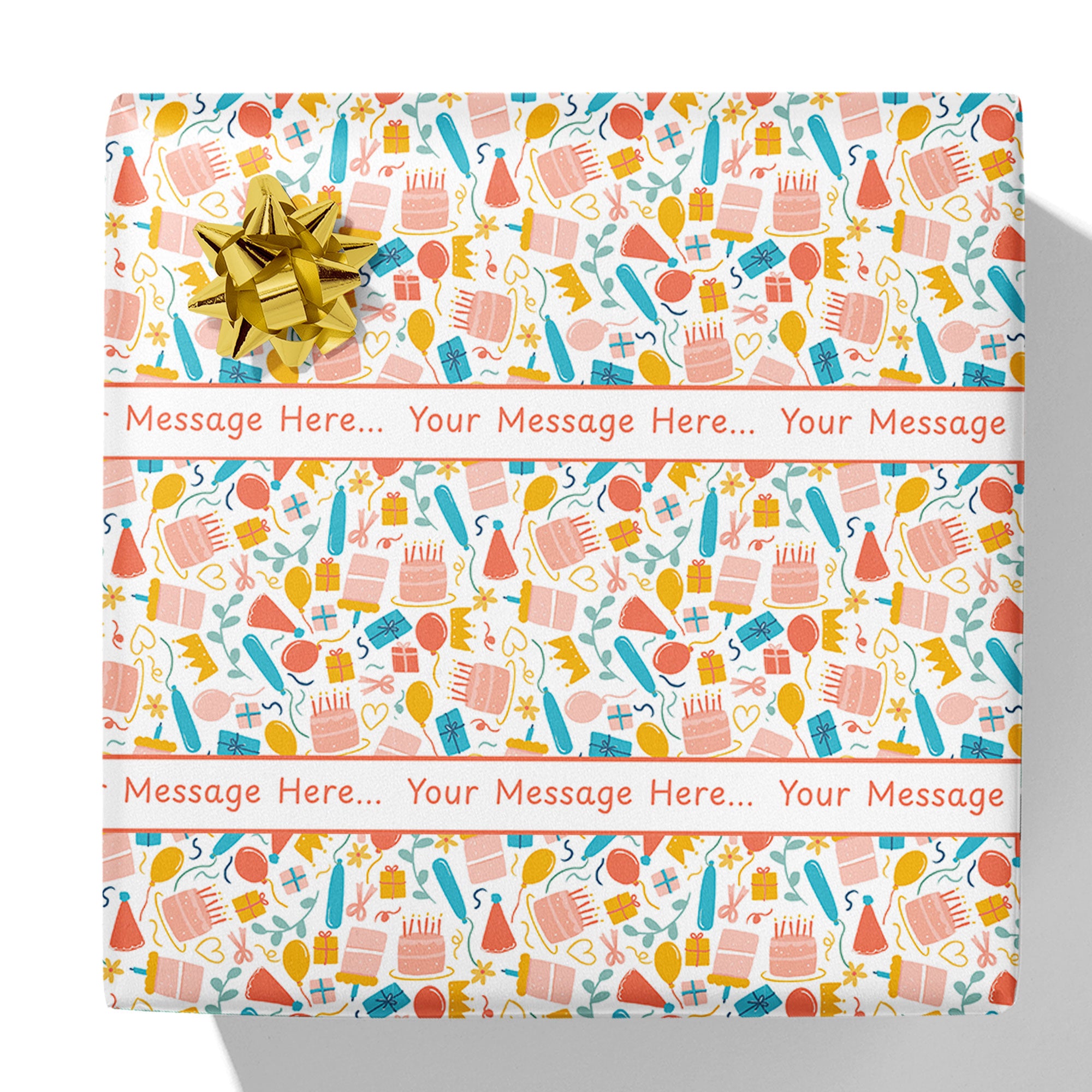 Gift Rapper Messages Celebration Message Gift Wrap โ Simply Gift Wrap