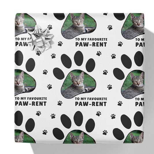 Favourite Paw-Rent Photo Gift Wrap