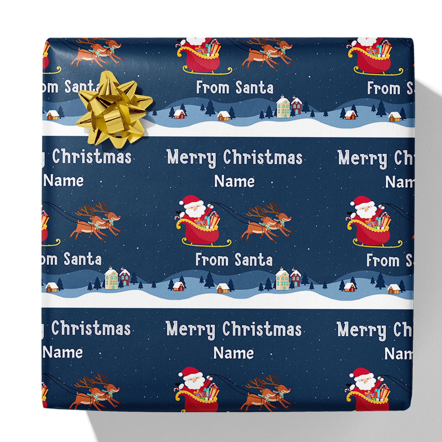 Weihnachtsgeschenkverpackung mit Katzennamen