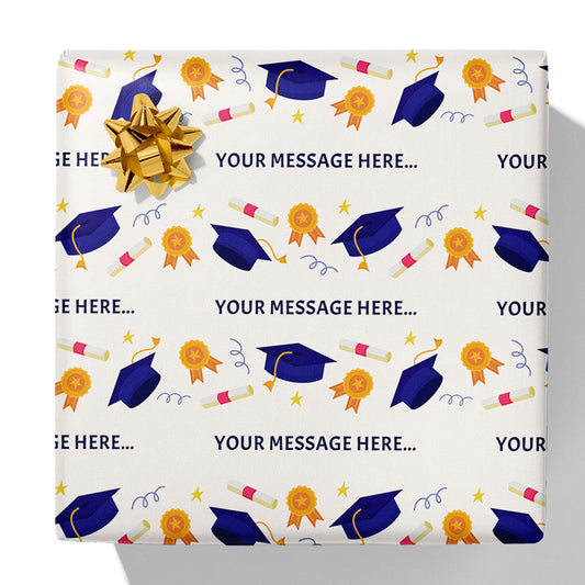 Graduation Message Gift Wrap