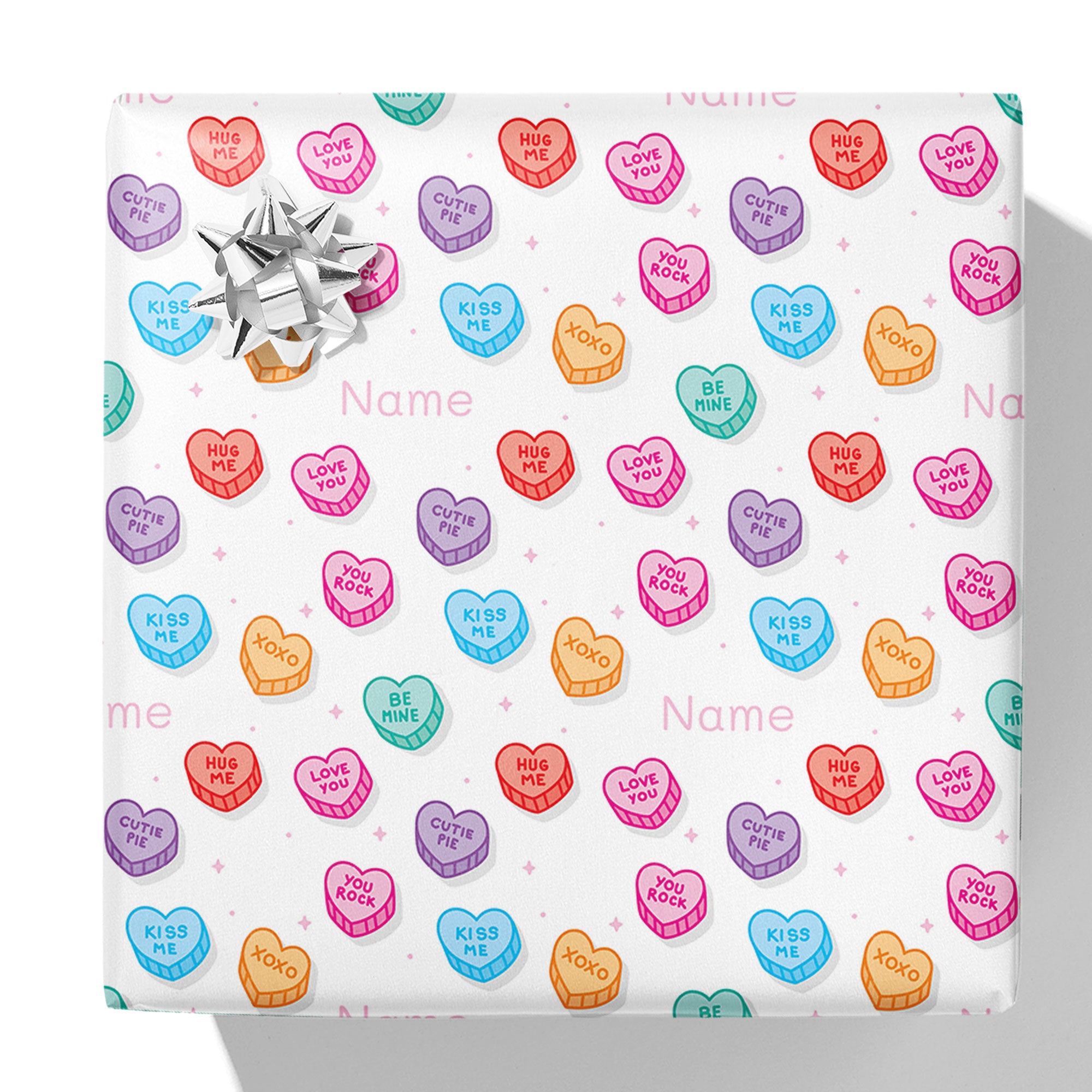 Heart Sweets Anniversary Name Gift Wrap – Simply Gift Wrap