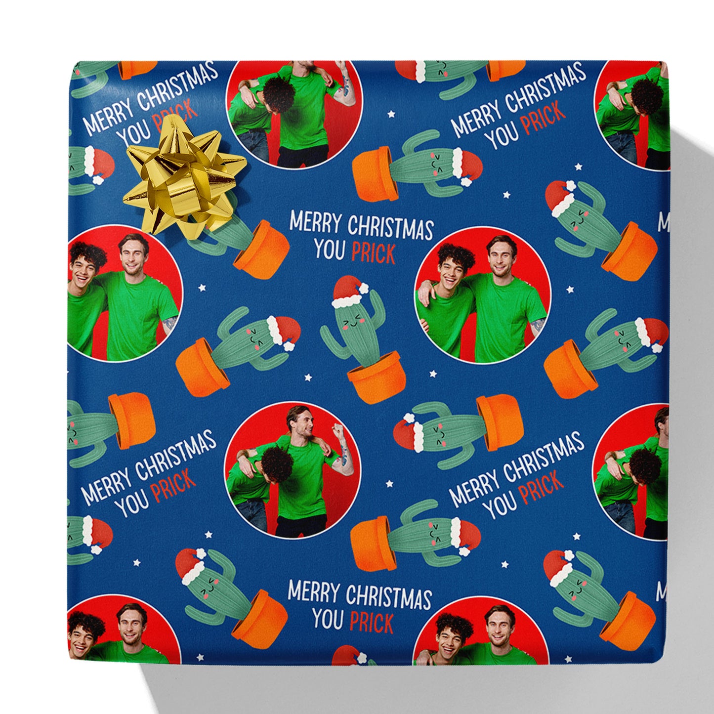 Geschenkverpackung mit Namen und Alter für das Geburtstagskind