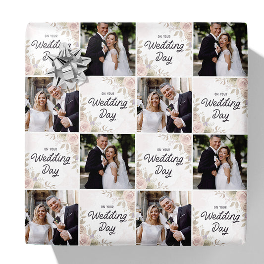 On Your Wedding Day Photo Gift Wrap