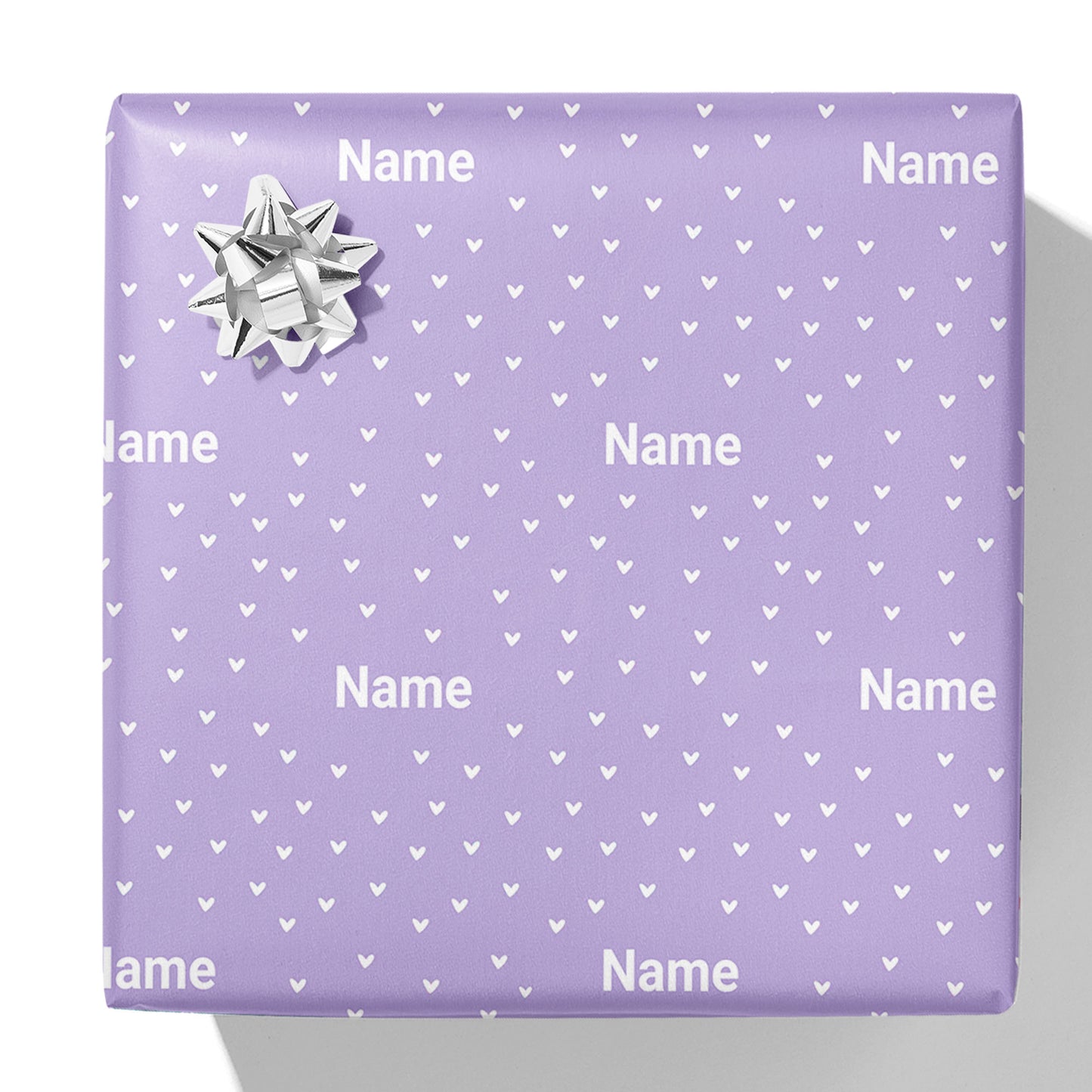 Heart Name Gift Wrap