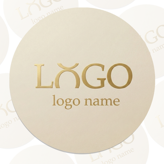Round Promotional Logo Stickers