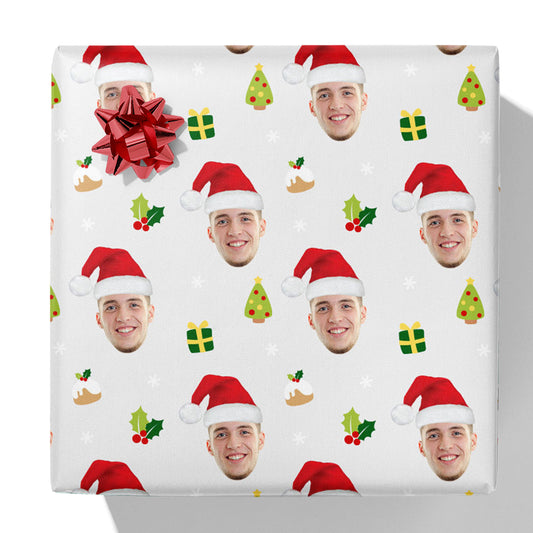 Santa Hat Christmas Gift Wrap