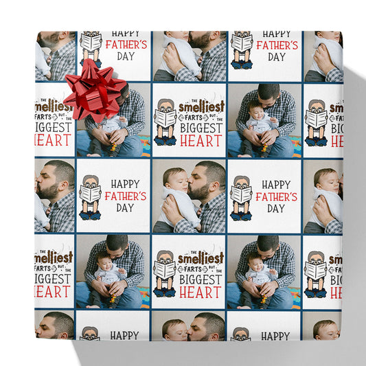 Smelliest Farts Father's Day Photo Gift Wrap