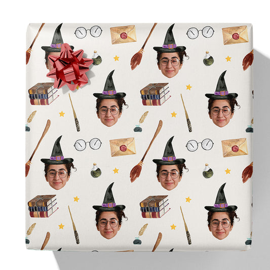 Witch and Wizard Magic Photo Gift Wrap