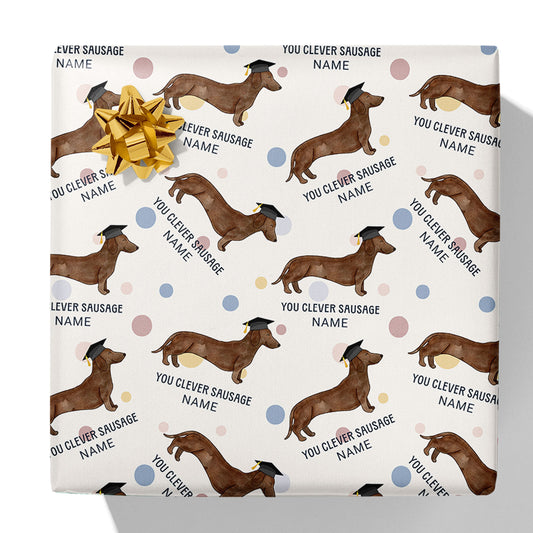 You Clever Sausage Name Gift Wrap